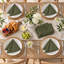Serviettes de table en coton olive de 18 pouces, ensemble de 12