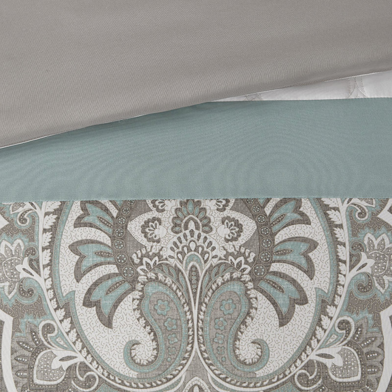 King 8 Piece Comforter Bedding - Blush Colour , Filling, , Decorative Pillows, Washable, Sarcelle