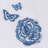 Patricia Heaton Home Blue Celine Embroidered Napkin Set of 4-54941252