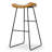 Younts Upholstered Counter Stool with Metal Frame-286438435-286438436