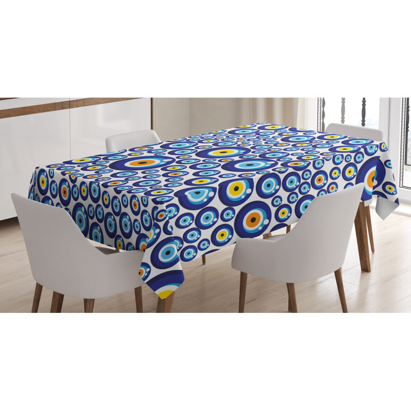 Geometric Tablecloth, 84" L x 60" W