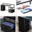 Computer Table With File Cabinet And Fabric Drawers,For Home And Office-2001967696