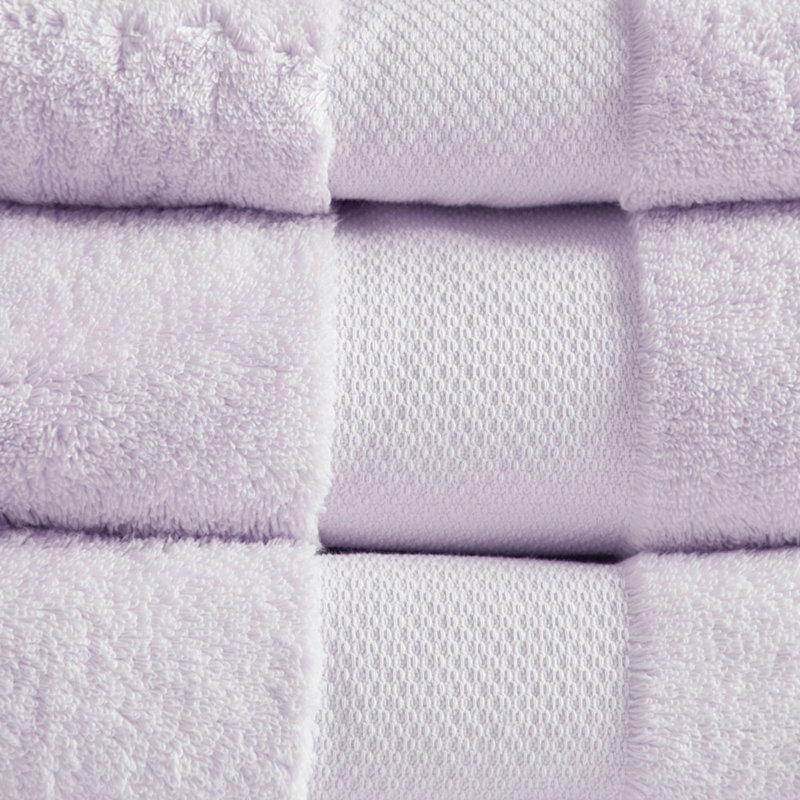 Ensemble de serviettes de bain en coton 6 pièces, Lavande