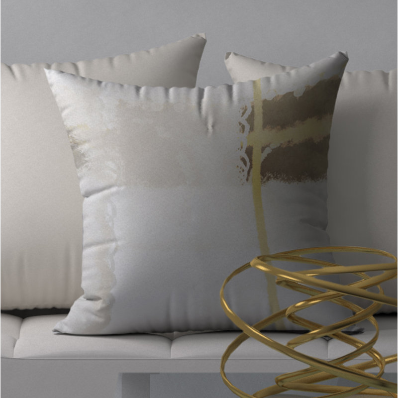 Première housse de coussin décorative carrée/insert, 20 po X 20 po