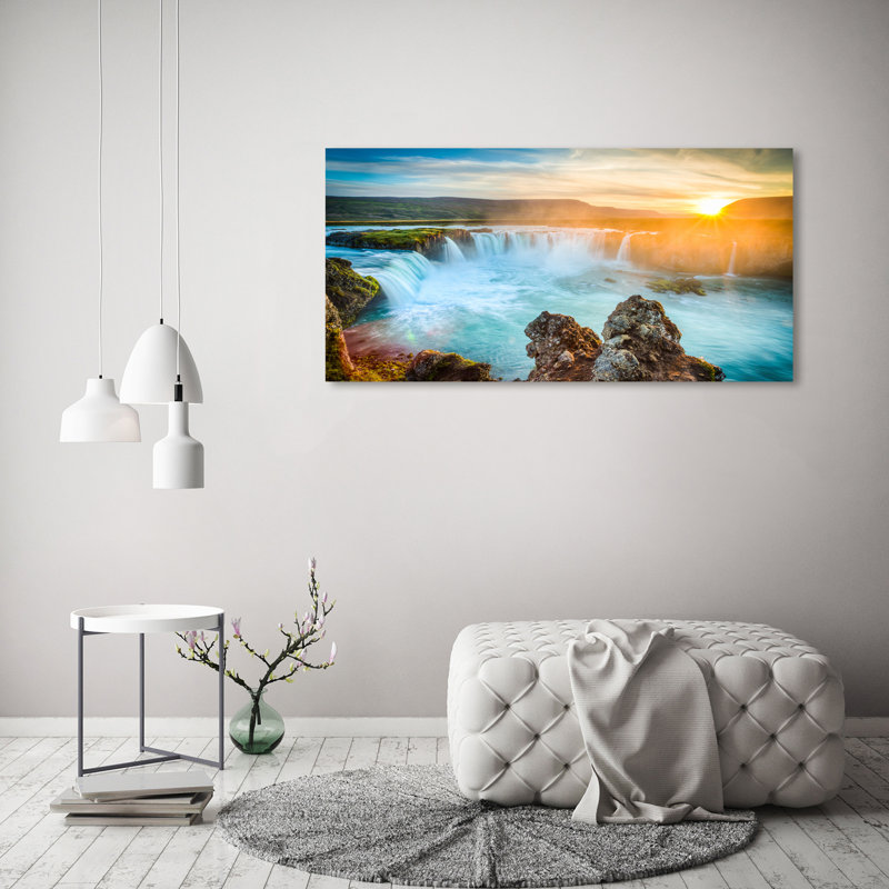 Waterfall - No Frame Print on Canvas