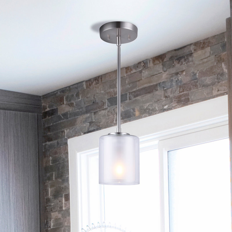 Luminaire suspendu cylindrique à 1 lumière Merkle