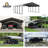 Galvanized Steel Carport, 20X20X7-40093457