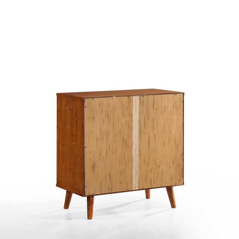 Buffet en bois massif de style Mid-Century moderne avec tiroirs Imre