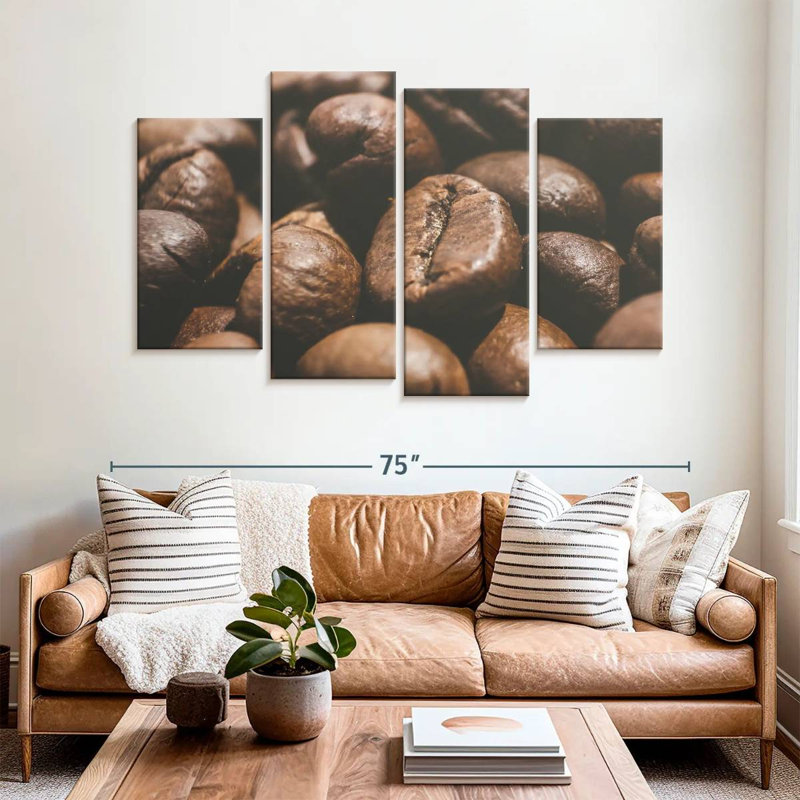 Grains de café torréfiés biologiques Yarlin, H 42 po x l 68 po