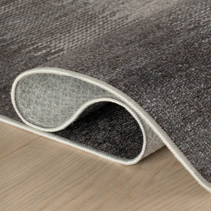 Ronan Ikat Machine Washable Rug, Rectangle 4' x 6'