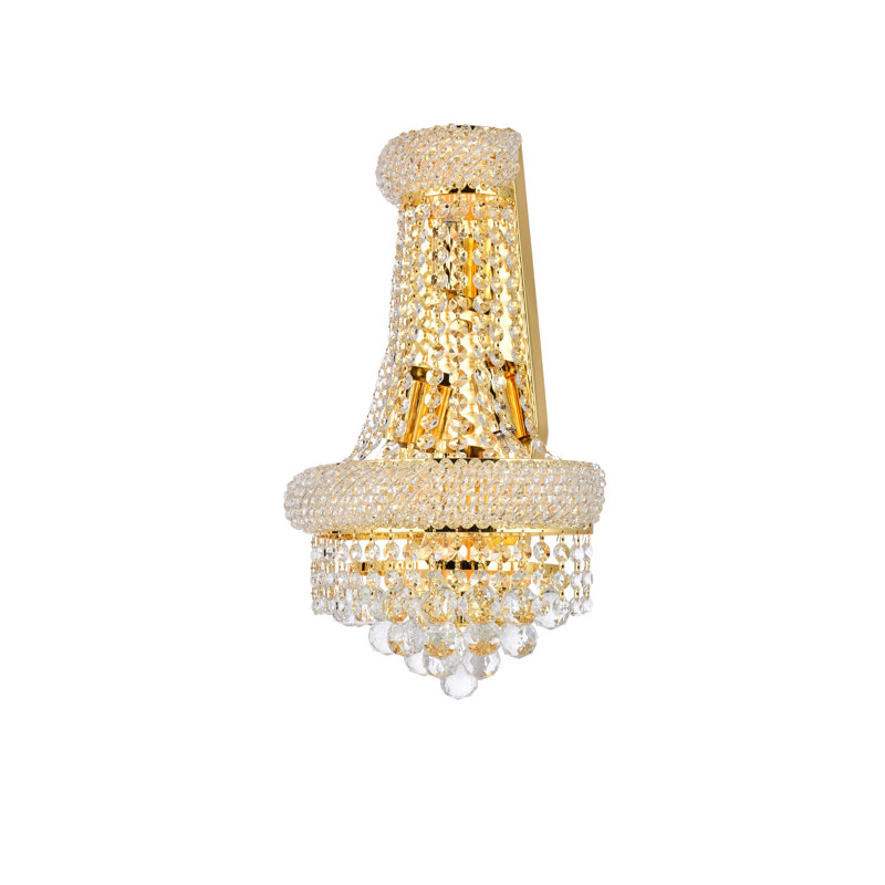 Isadora Flush Mounted Sconce, Gold