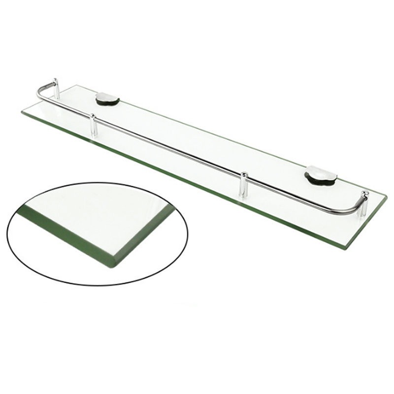Rybicki Glass Bathroom Shelves, 4.1cm H x 11cm W x 60cm D