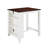 3-Piece Small Space Counter Height Dining Table With Shelves And 2 Chairs-1686580514-1686580517