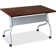 Preference Rectangle Flip Top Training Table with Casters and Modesty Panel and Cable Management