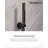 Angelsey Thermostatic Shower System with Push-Button Valve, Dual Shower Head and Hand Shower -86512768