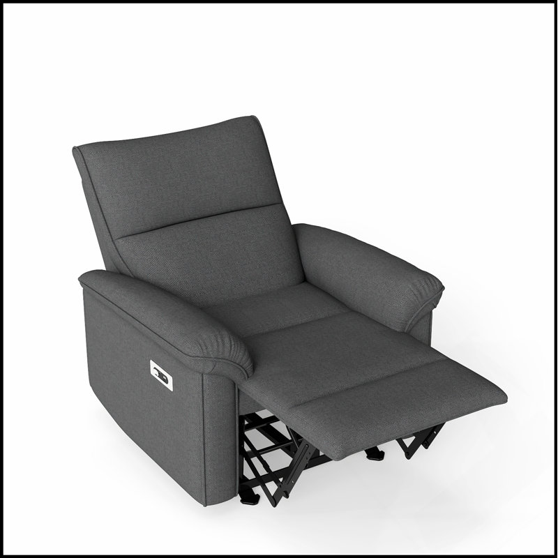Zero Wall Power Recliner Chair With USB And Type-C, Ideal For Small Spaces And Maximum Comfort