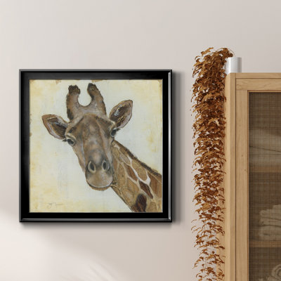 " Patterned Giraffe " Painting Print