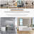L-Shaped Reception Desk with Lockable Drawers, Computer Desk, and Storage Shelves/Front Desk-503817846-503817847