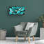 «Cenobio Turquoise Leafs» sur toile-370451921