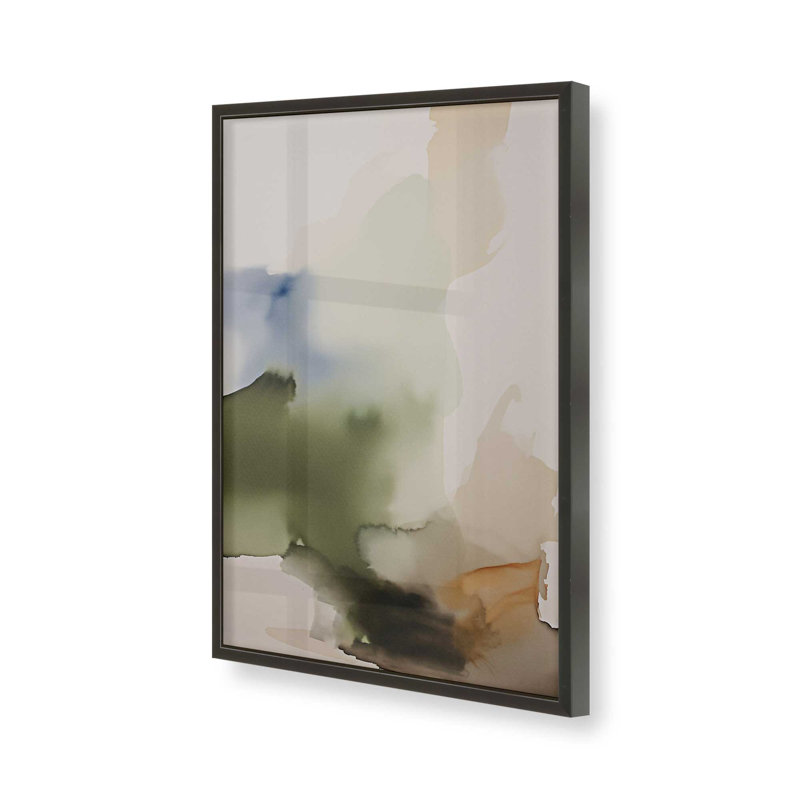 «Tranquil Eearth Reverie I», reproduction, H 11 po x l 9 po, Cadre noir satiné