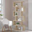 Ayofemi Solid Wood Geometric Bookcase-1822139960