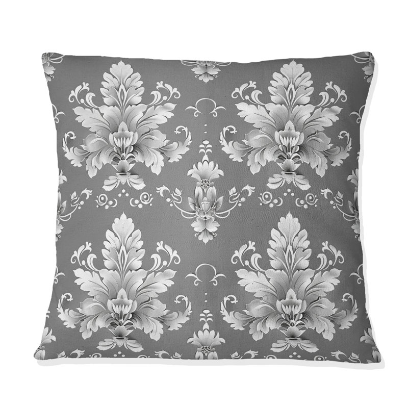 Coussin décoratif Glamour Damask III - Glam, 16" x 16"