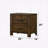 Oak 2-Drawer Nightstand