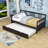Jaye Wooden Daybed with Twin Size Trundle-162183935-162183934