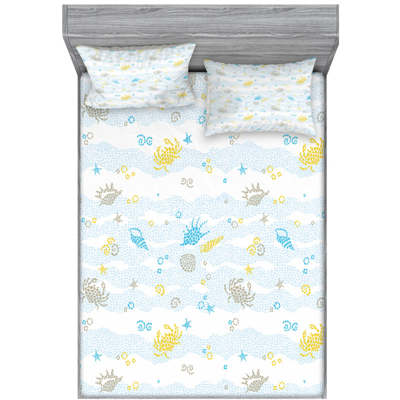 Microfiber Sheet Set, Pattern 1