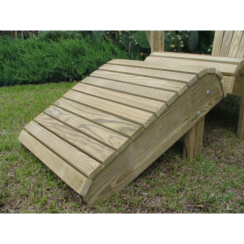 Repose-pieds Adirondack  - Accessoire de repose-pieds pour chaises Adirondack Weathercraft | Bois massif, prêt pour l'extérieur, livré entièrement assemblé