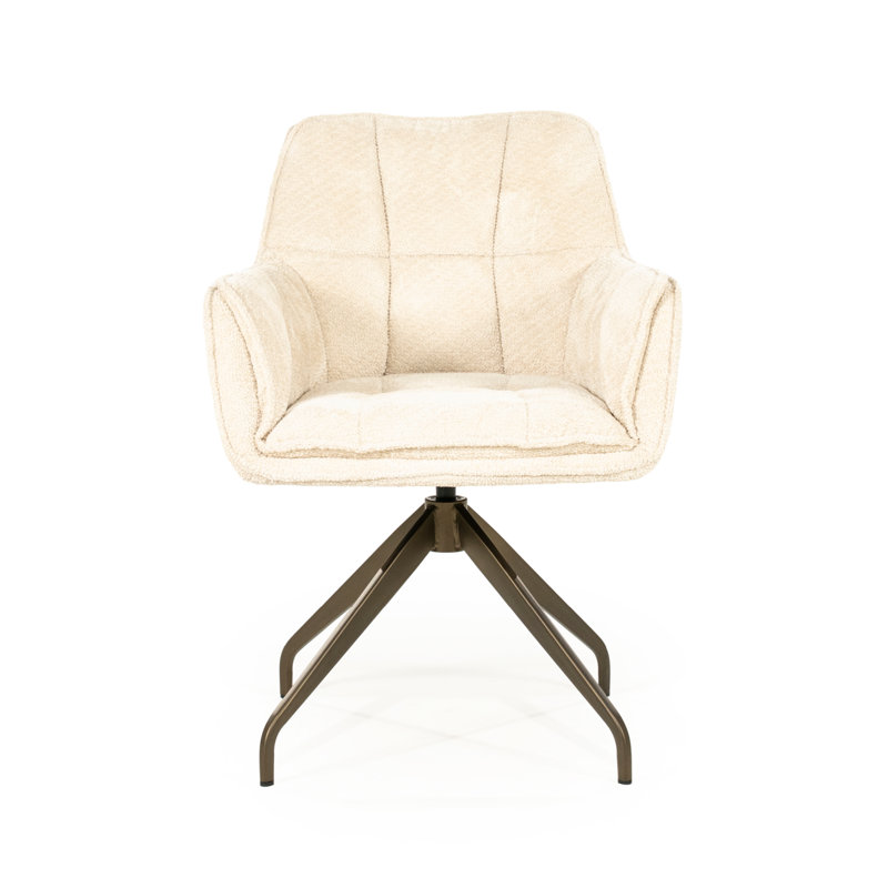 Chaise de salle à manger Hugo, Beige