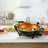 OVENTE Electric Wok with Nonstick Coating, 13 Inch Family-Sized Skillet, 1400W Power, Adjustable Temperature, Tempered Glass Lid, Cool Touch Handles and Easy to Clean Frying Surface, Copper SK3113CO-45447012