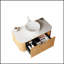 Meuble-lavabo mural moderne 36 po avec rebords courbés, meuble de rangement rayé en marbre artificiel et tiroir à fermeture en douceur-1422074996-1422074997