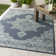 Tapis blanc / mauve Cora