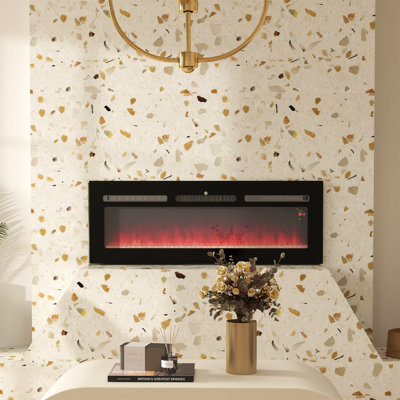Colvin Belfry Heating Black Electric Fireplace