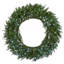 The Holiday Aisle® Memory-Shape Norwood Fir Wreath with White LED Lights-1557272619