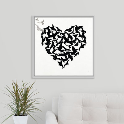 «Hearts in Flight IV», impression sur toile
