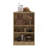 Kitchen Island, Kitchen Bar Table with 3-Side Shelves-128970295