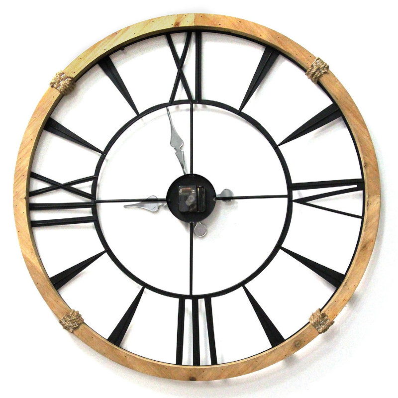 Nergis Wood Wall Clock
