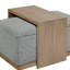 Table repose-pieds et repose-pieds - gris-130674674