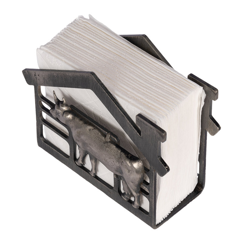 Porte-serviettes en métal avec support de serviettes en papier