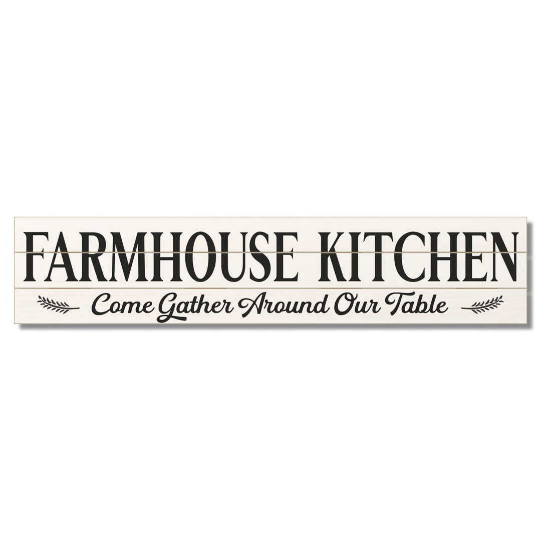 Highland Home Farmhouse Kitchen Decorative Indoor/Outdoor Pallet Wood Sign CounterArt