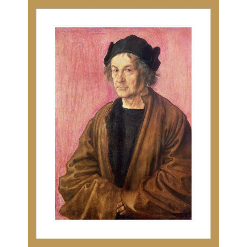 «Albrecht Durer's Father» par Albrecht Dürer, impression giclée sur cadre, H 29,5 po x l 22,81 po