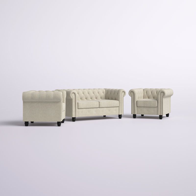 Ensemble de salon Galarza, Beige