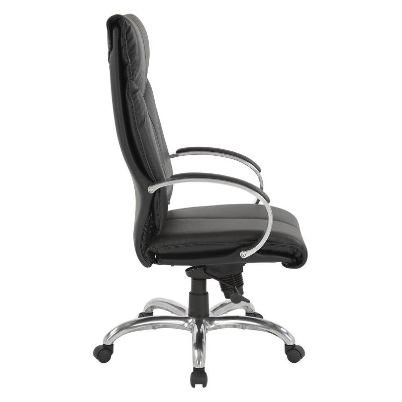 High Back Black Leather Executive Swivel Chair