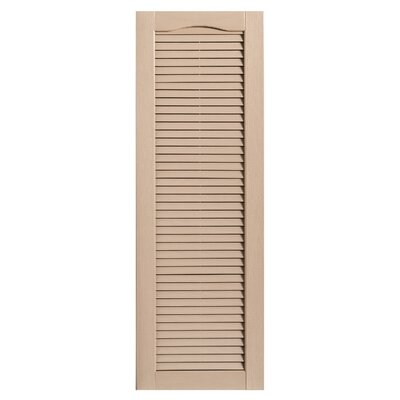 Alpha Shutters Cathedral Top Full-style Open Louver Shutters Pair ...