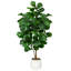 Figuier artificiel 6 pi 6 pi - Grand arbre artificiel, 106 feuilles réalistes, grand arbre figuier en forme de figuier réaliste pour bureau à domicile, salon, coin, porche, décoration intérieure-767214048