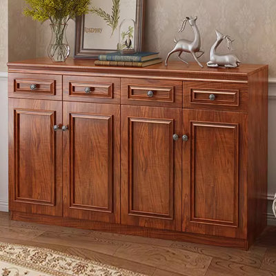 Cherry Manufactured Wood Shoe Storage Bench