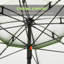 Parasol de plage arqué Norgren de 2 m, parasol d'extérieur avec sac de transport, vert
