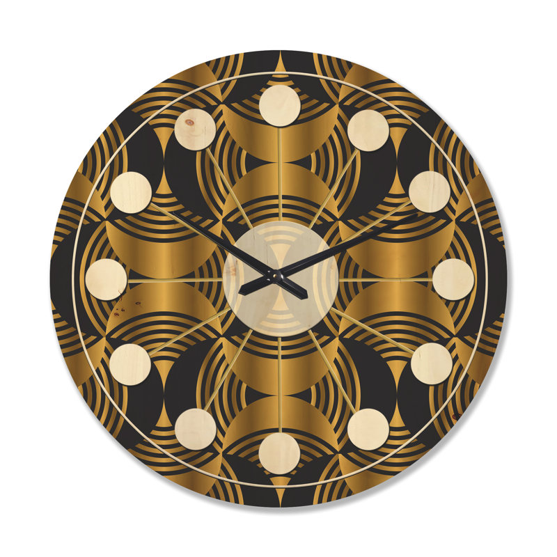 Horloge murale Art Deco, Très grand